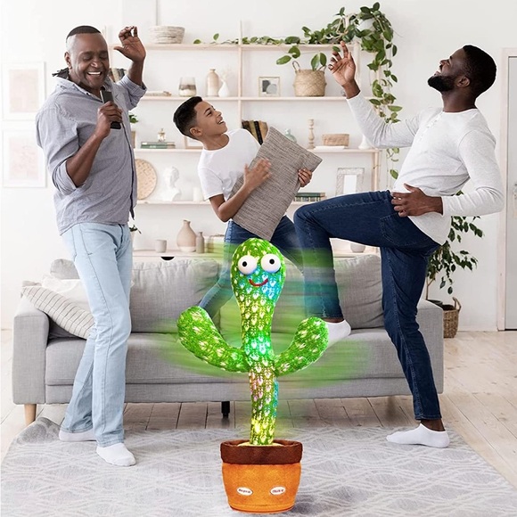 Dancing Cactus Toy Talking Cactus Baby Toys,Singing Mimicking Cactus Toy - Picture 4 of 8